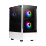 Gamdias Talos E3 Gaming ATX Mid Tower PC Computer Case with Tempered Glass, 3 Built-in 120mm ARGB Desktop Case Fans, Support Up to 360mm AIO/Radiator, 5x 120mm Fans, 300mm GPU/VGA, 150mm PSU & 160mm CPU Cooler